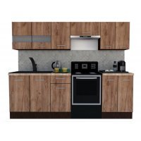 Bucatarie MARINA NEW B 240 Wenge / Decor K004